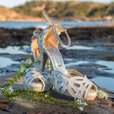 Aphrodite Lou bridal sandals